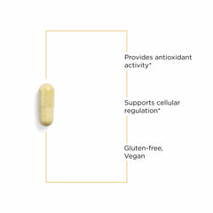 Integrative Therapeutics Alpha-Glycosyl Isoquercitrin bottle pour shows convenient daily serving.