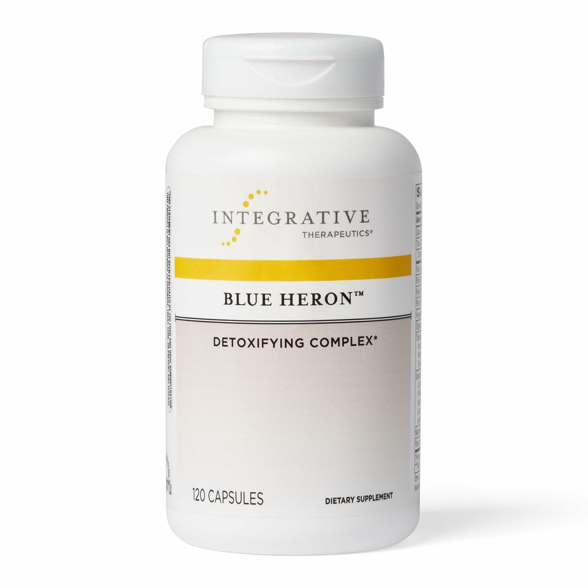 Integrative Therapeutics Blue Heron bottle front promoting digestive support