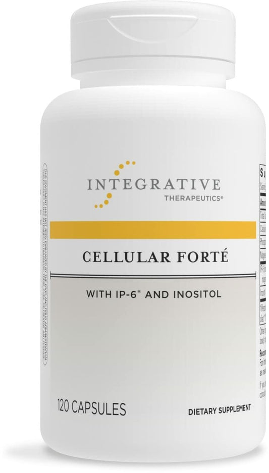 Integrative Therapeutics Cellular Forte bottle showing vegan, gluten-free formula for immune support.
