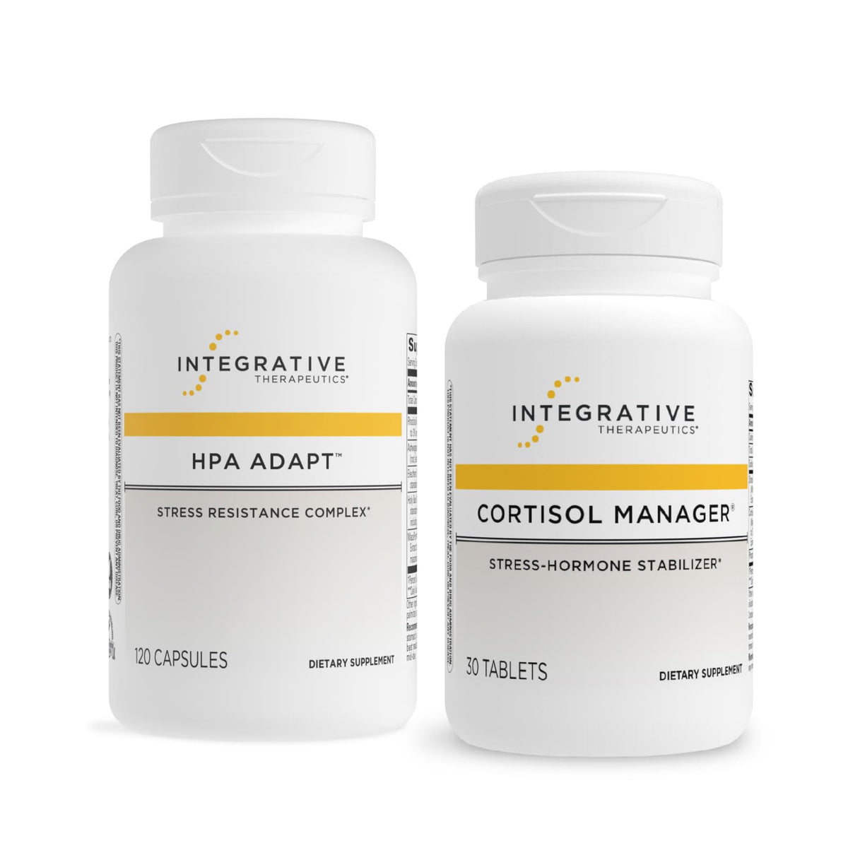 Integrative Therapeutics Cortisol Manager bottle promoting calm support