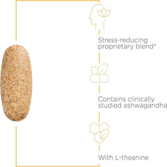 Integrative Therapeutics Cortisol Manager packaging close-up emphasizes gluten-free, dairy-free formula.