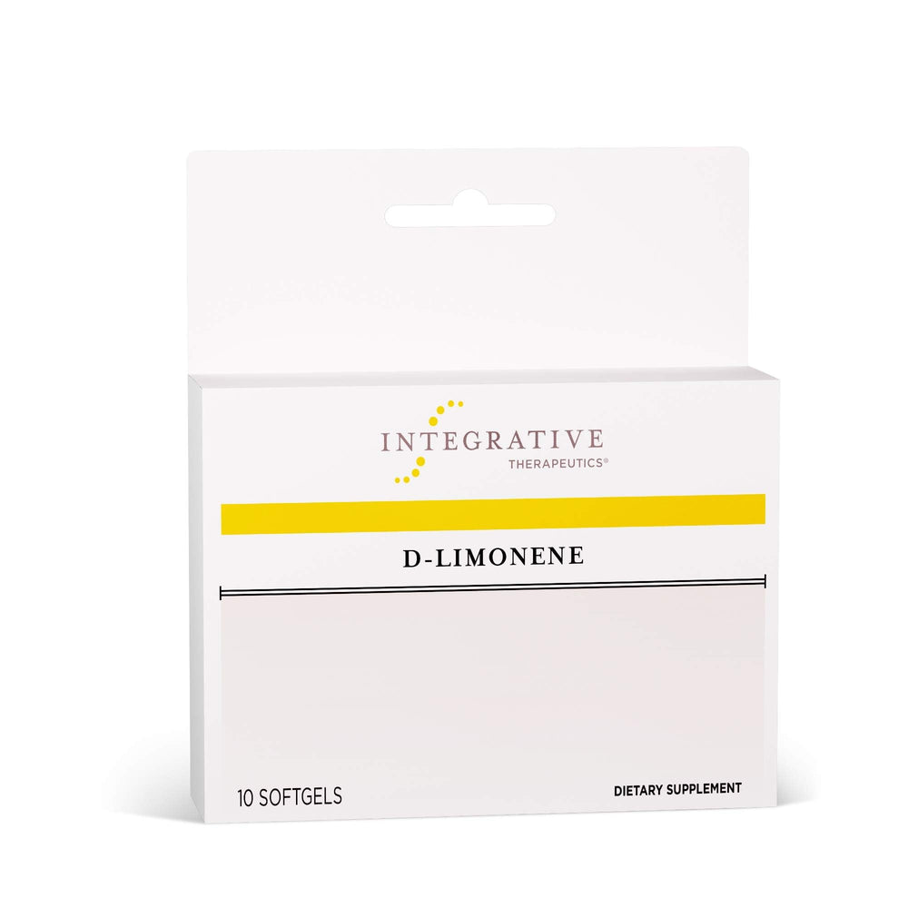 Integrative Therapeutics D-Limonene bottle for occasional heartburn support.