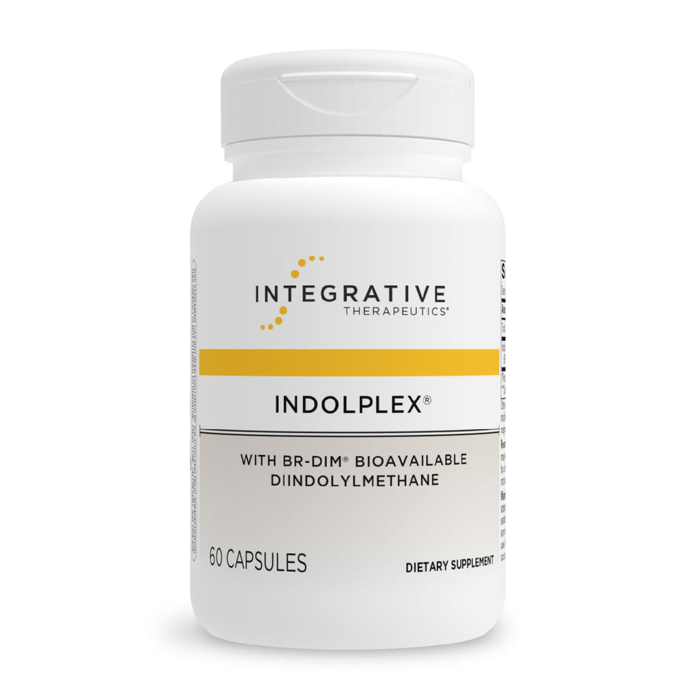 Integrative Therapeutics Indolplex bottle front showing DIM supplement for hormone balance support