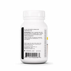 Integrative Therapeutics Indolplex capsules close-up highlighting gluten-free and dairy-free formula