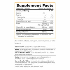 Integrative Therapeutics Iron Complex softgels close-up showing dosage form
