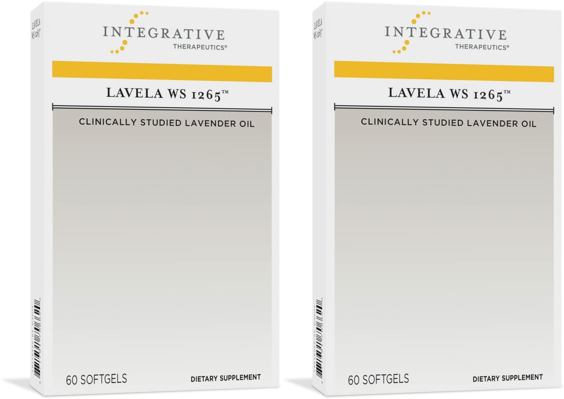 Integrative Therapeutics Lavela WS 1265 bottle front promotes calm evenings.