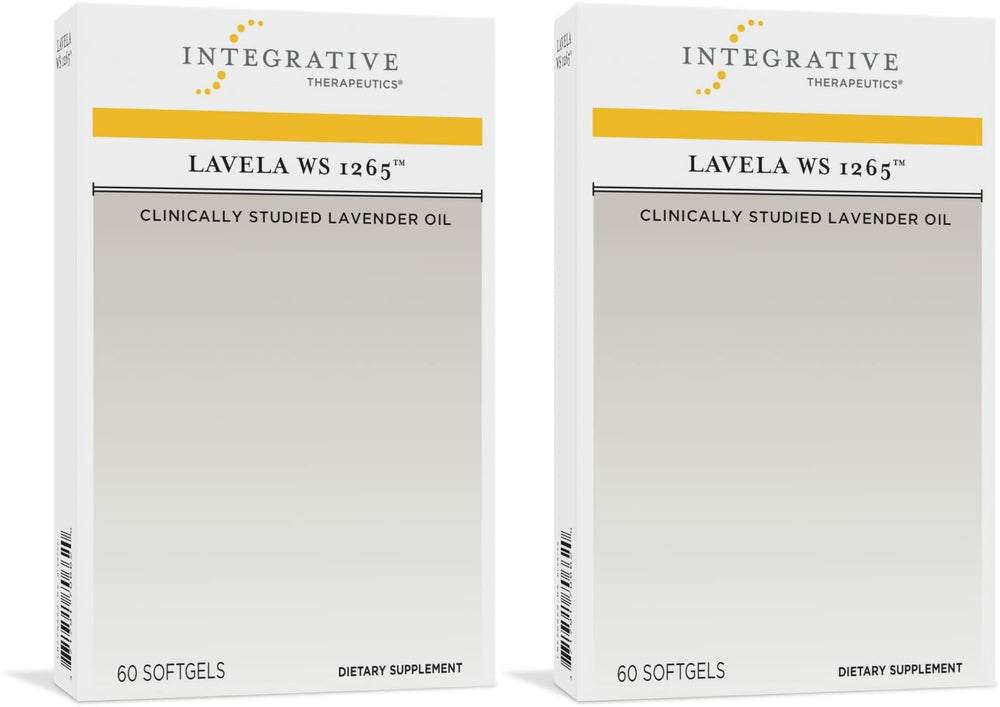 Integrative Therapeutics Lavela WS 1265 bottle front promotes calm evenings.
