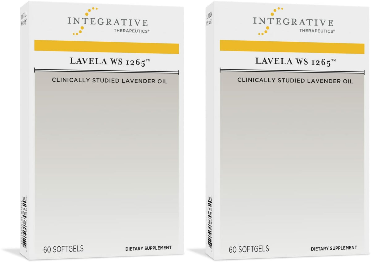 Integrative Therapeutics Lavela WS 1265 bottle front promotes calm evenings.
