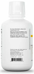 Integrative Therapeutics liquid calcium magnesium being poured into a glass for easy use