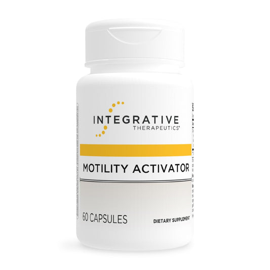 Integrative Therapeutics Motility Activator bottle front for gut support.