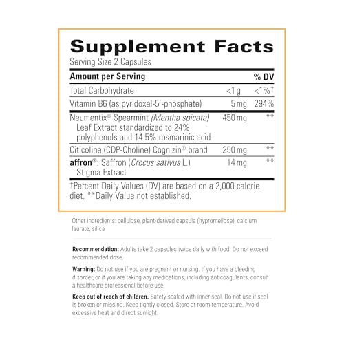 Integrative Therapeutics Neurologix capsules close-up highlighting non-stimulant potential