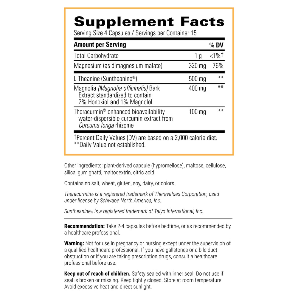 Pro-Som capsules featuring L-theanine and magnesium for calm sleep support.