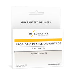 Integrative Therapeutics Probiotic Pearls Advantage bottle for daily gut support.