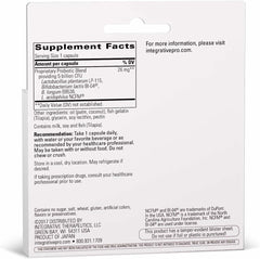 Integrative Therapeutics Probiotic Pearls Advantage pour demonstrates convenient daily dosing.