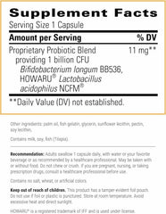 Integrative Therapeutics Probiotic Pearls capsules closeup highlighting easy-to-take capsules.