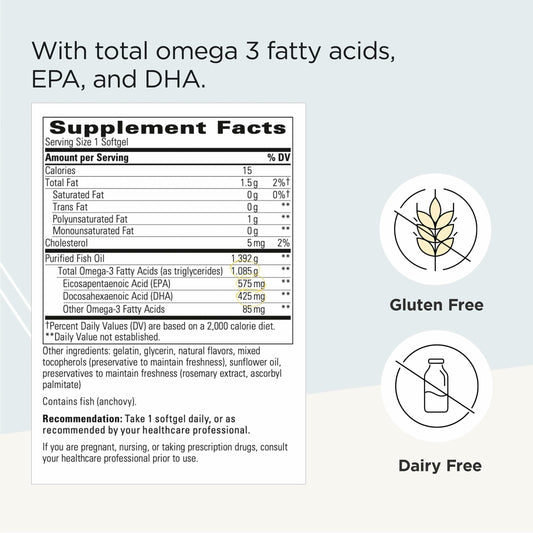 Integrative Therapeutics Pure Omega Ultra HP soft gels close up for convenient daily intake.