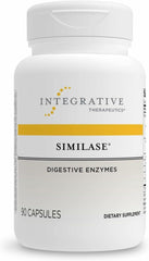 Integrative Therapeutics Similase bottle front view highlighting dairy-free enzyme support