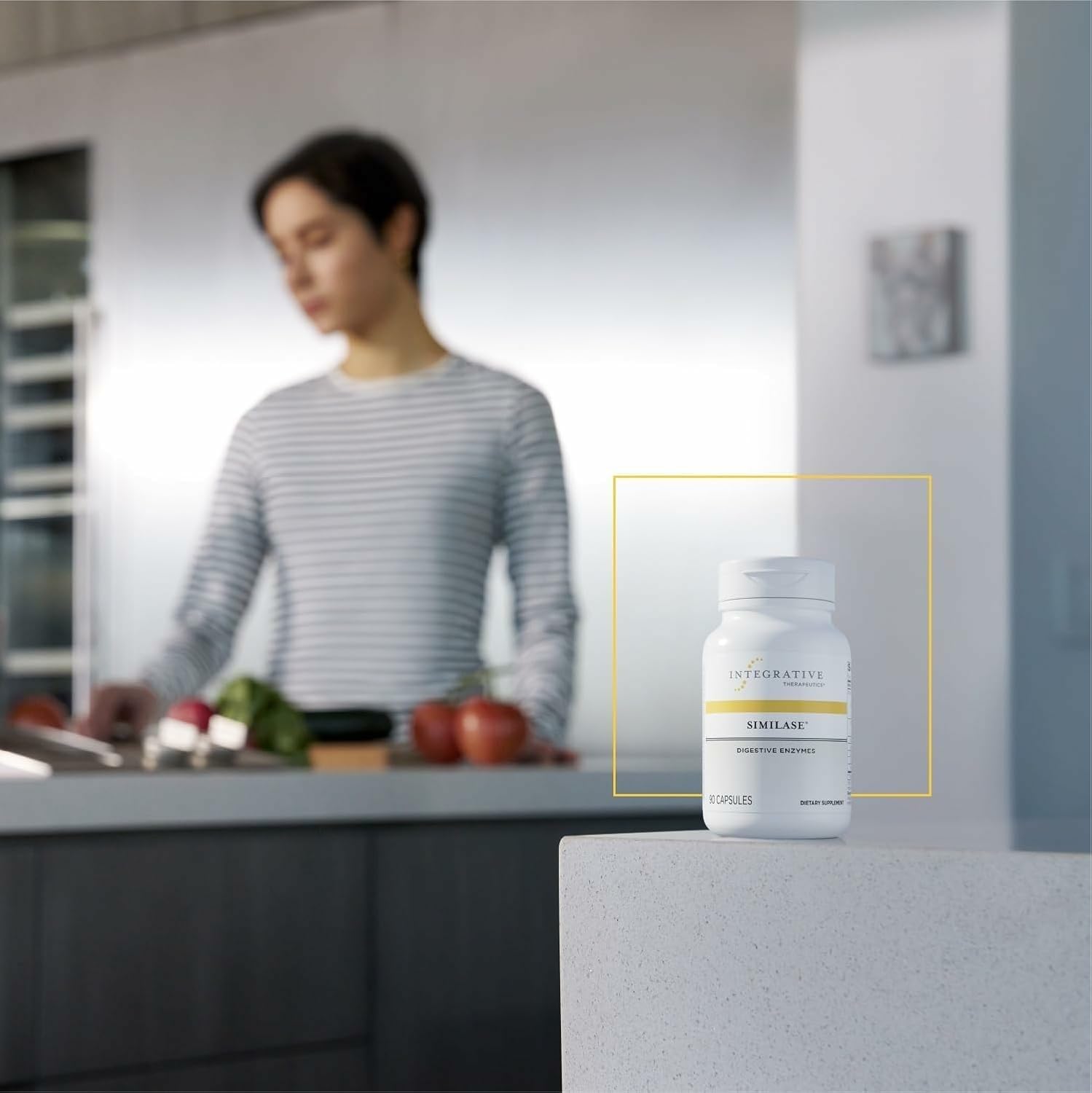 Similase capsules pouring into hand for quick use