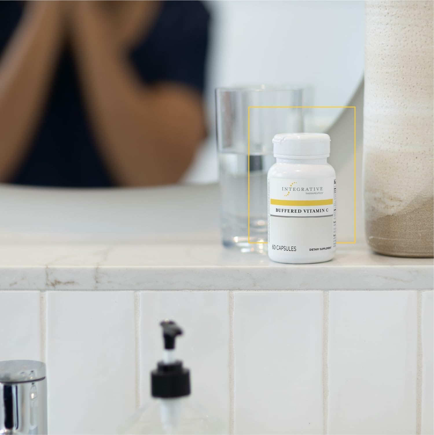 Bottle imagery suggesting skin health and connective tissue support from Integrative Therapeutics