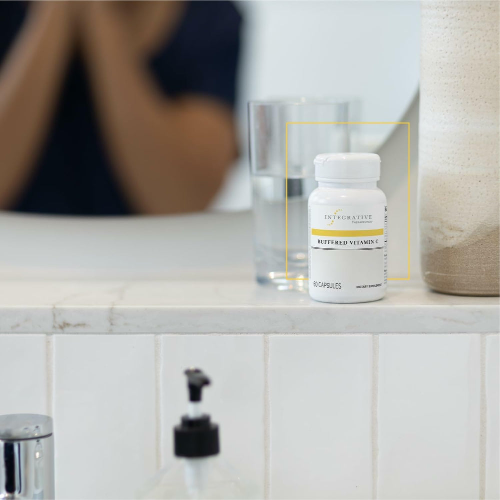 Bottle imagery suggesting skin health and connective tissue support from Integrative Therapeutics