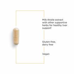 Integrative Therapeutics Super Milk Thistle X capsules 120-count packaging.