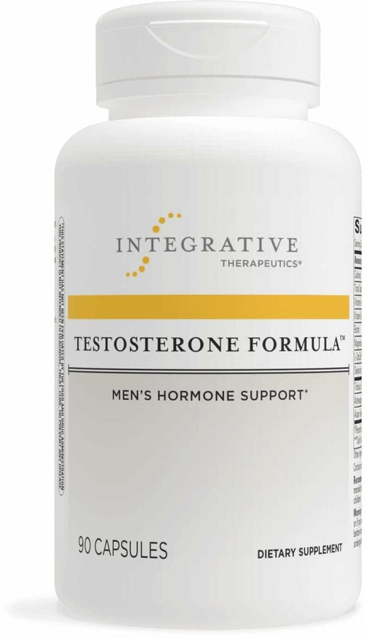 Integrative Therapeutics Testosterone Formula bottle supports an active male lifestyle and daily wellness.