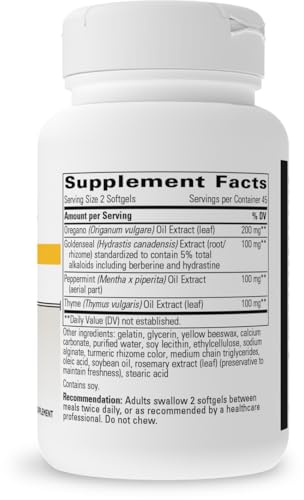 Close-up of Integrative Therapeutics Y Formula capsules