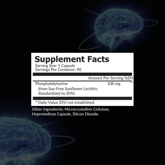 Intelligent Labs phosphatidylserine capsules, easy to swallow, fit into busy mornings and study sessions.