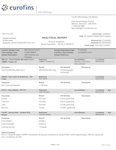 Intelligent Labs 50B CFU per capsule supports daily balance