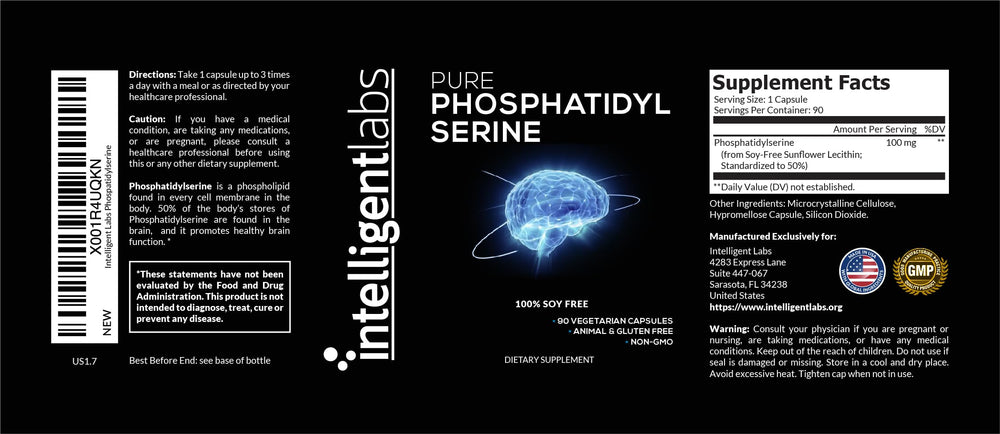 Daily use capsule bottle promotes routine study focus and memory support potential.