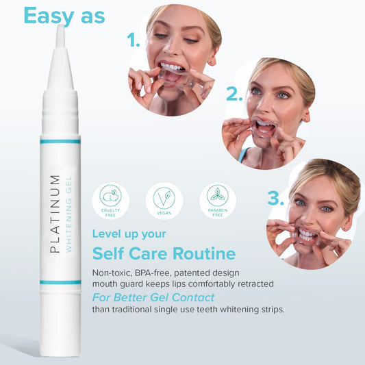 Intelliwhite pen applies whitening treatment precisely to teeth