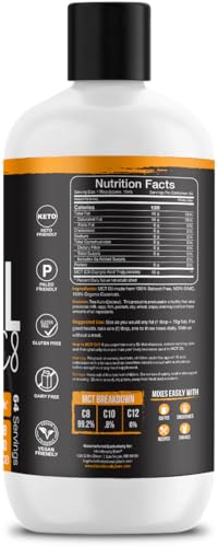 Intentionally Bare MCT oil 99.2% C8 profile highlights keto-friendly energy.