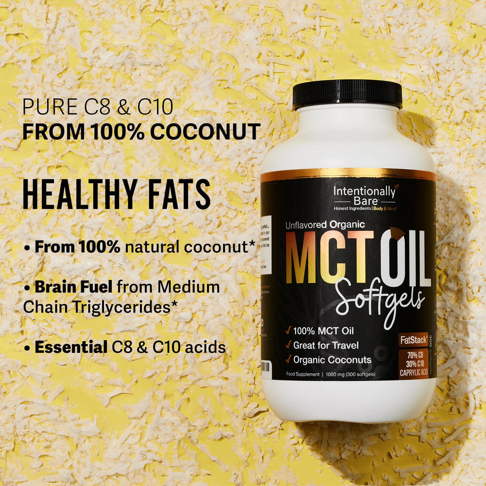 Intentionally Bare MCT Oil Capsules keto-friendly option for low-carb lifestyles