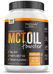 Intentionally Bare MCT Oil Powder bottle ready for daily energy routines