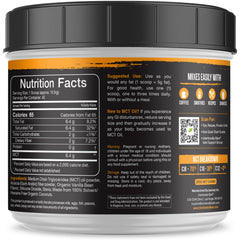 Intentionally Bare MCT Oil Powder kitchen counter emphasizes portable option