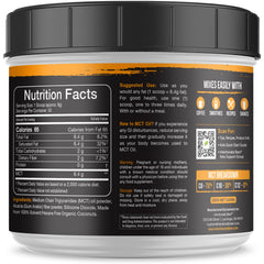 Intentionally Bare MCT Powder coffee mix shown blending in a mug for keto-friendly fuel.