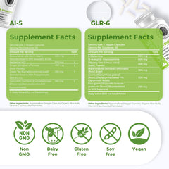 Intestinal Fortitude GLR-6 capsules closeup showing mucosal support for daily digestion