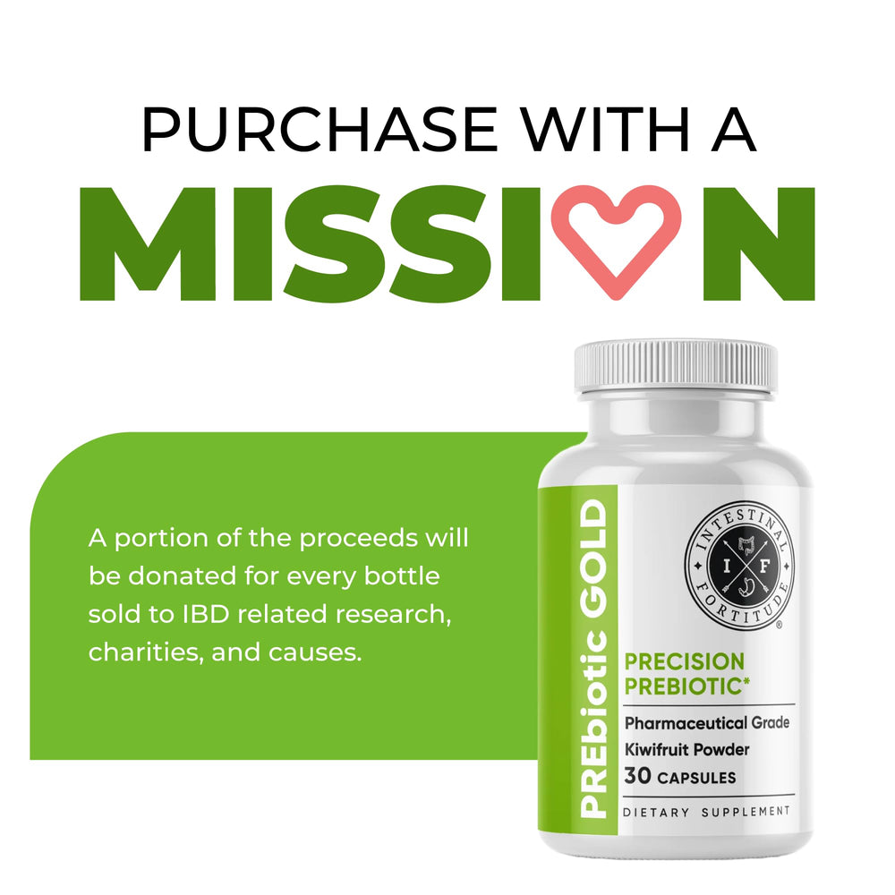 Intestinal Fortitude packaging showing gluten-free, non-GMO features