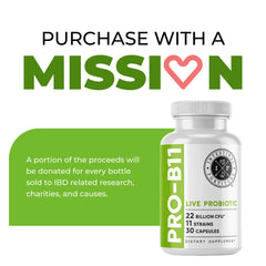 Intestinal Fortitude PRO-B11 packaging on desk for easy daily routine.