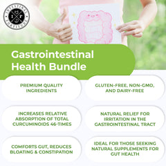 Intestinal Fortitude GLR-6 graphic illustrates six protective compounds for gut health