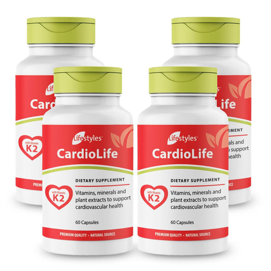 Intra CardioLife bottle for daily heart health support and energy.