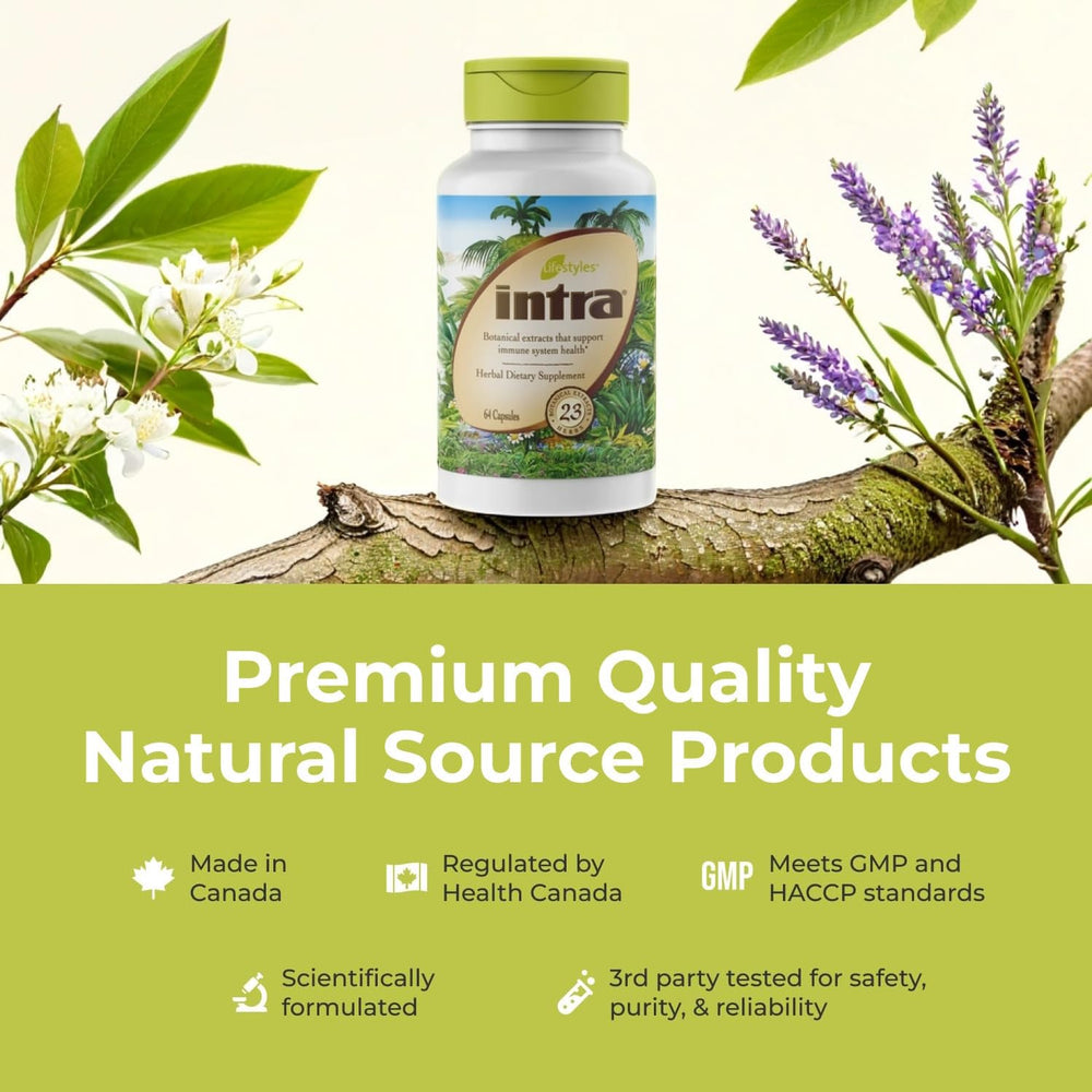 Canadian-made manufacturing stamp reinforces GMP/HACCP compliant quality