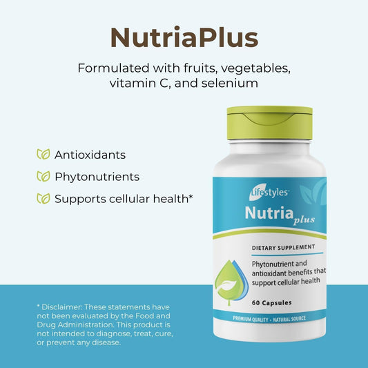 Intra NutriaPlus capsules closeup — convenient antioxidant daily dose.
