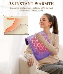 InVarme luxury plush fabric cover for soft, comforting heat sessions.