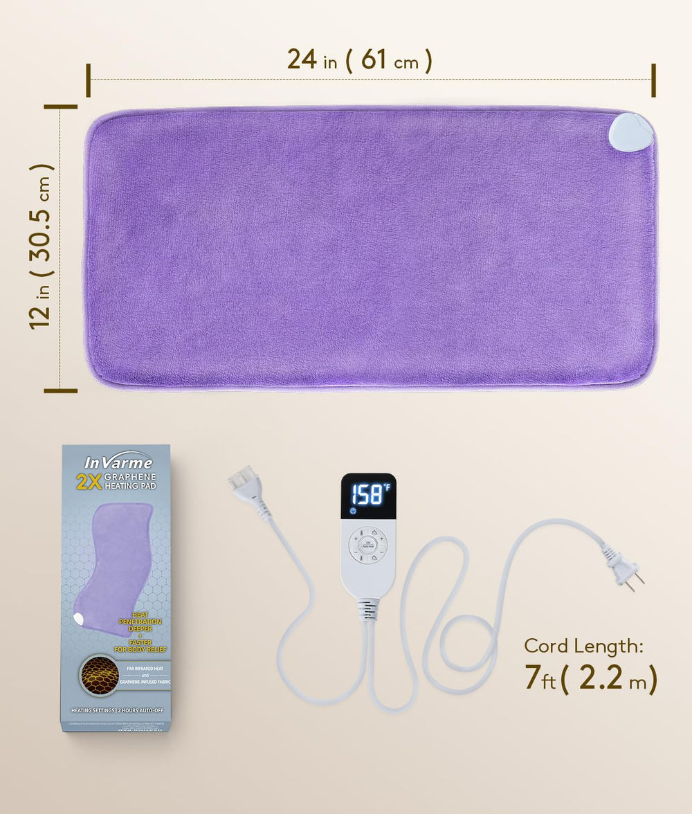 InVarme wide coverage pad design accommodates different body shapes.