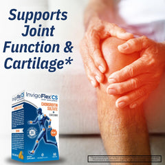 INVIGOFLEX CS turmeric extract visual emphasizing antioxidant joint support.