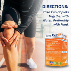 INVIGOFLEX GS label detail confirms gluten-free and non-GMO claims