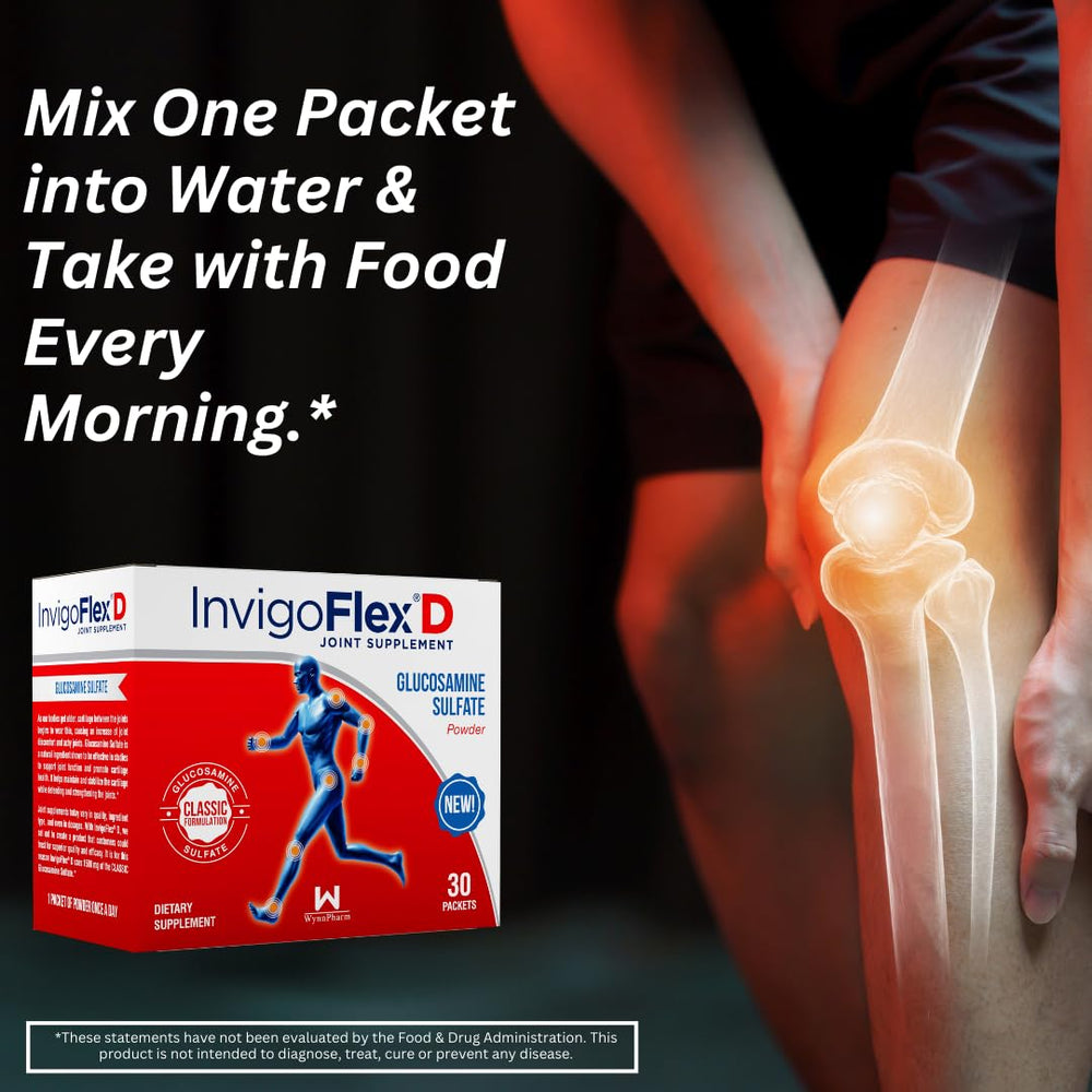 INVIGOFLEX product label closeup highlighting ingredients and premium quality