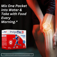 INVIGOFLEX product label closeup highlighting ingredients and premium quality