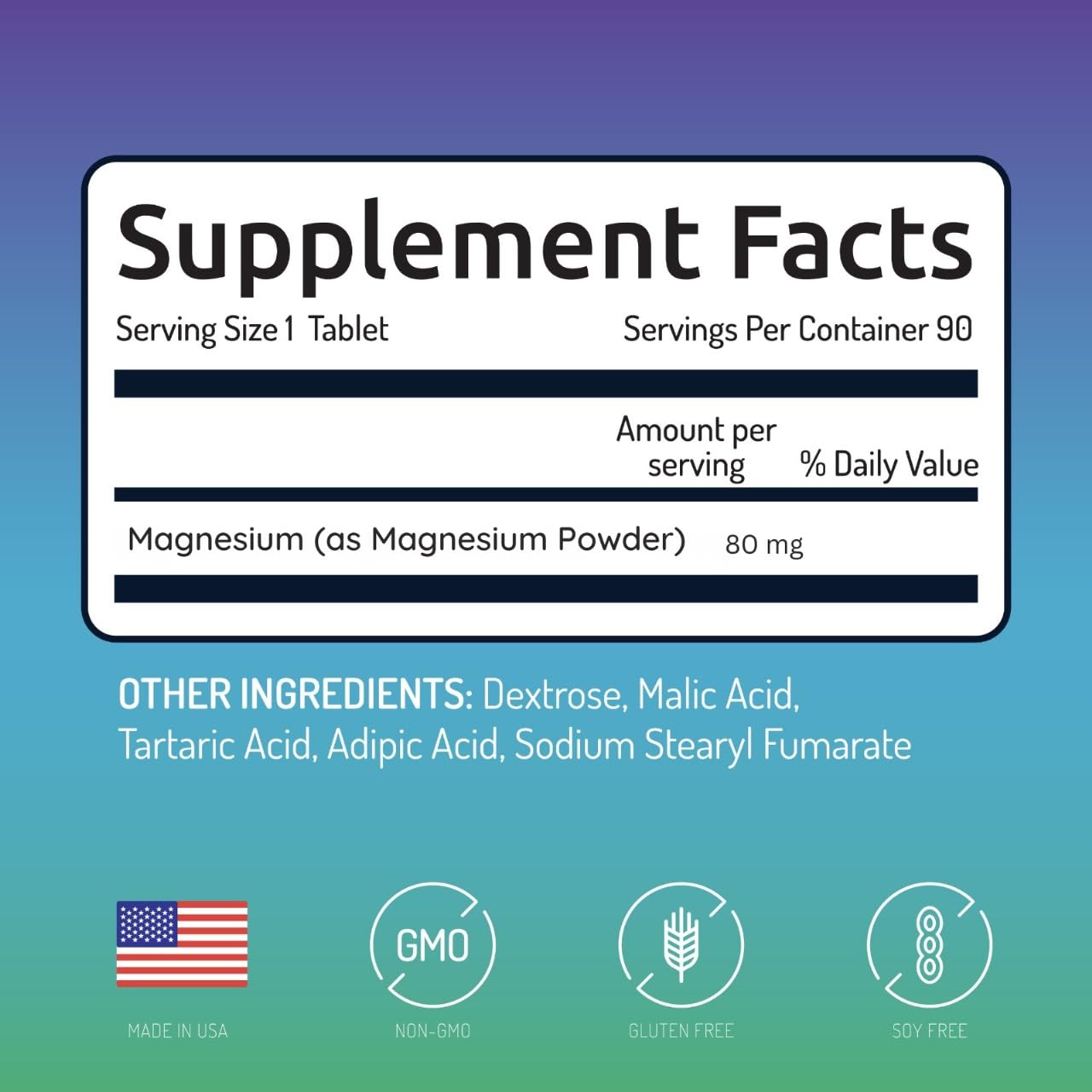 Unflavored Invigorated Water tablets ready to mix with beverages.